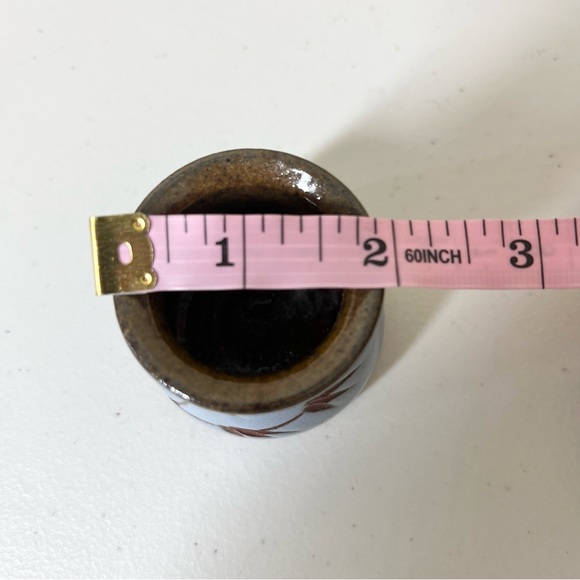 Montana Wright Vintage Stoneware Pottery Toothpick Holder - Picture 6 of 7